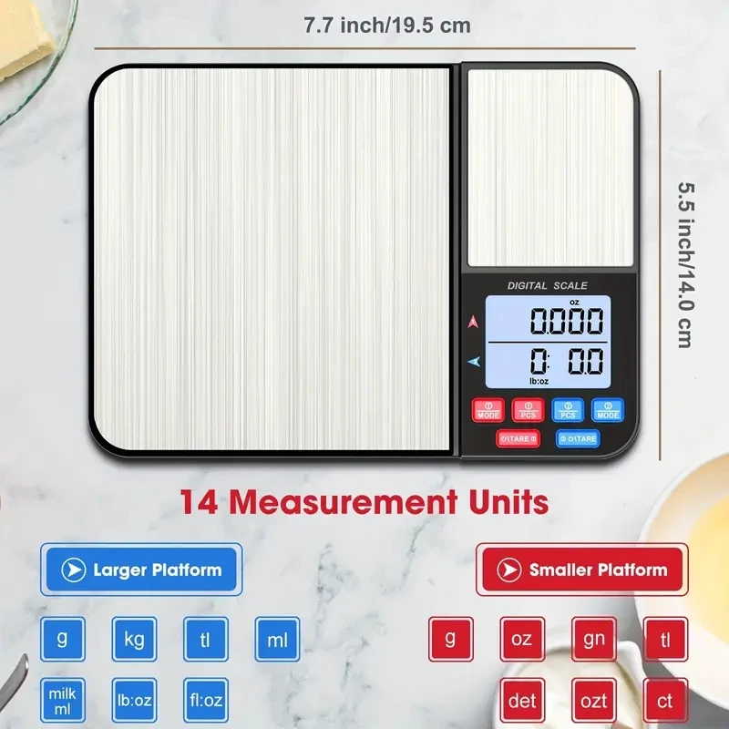 1pc Digital Kitchen Scale for  - Tape Dispenser Weighted incelemesi ve fiyatı
