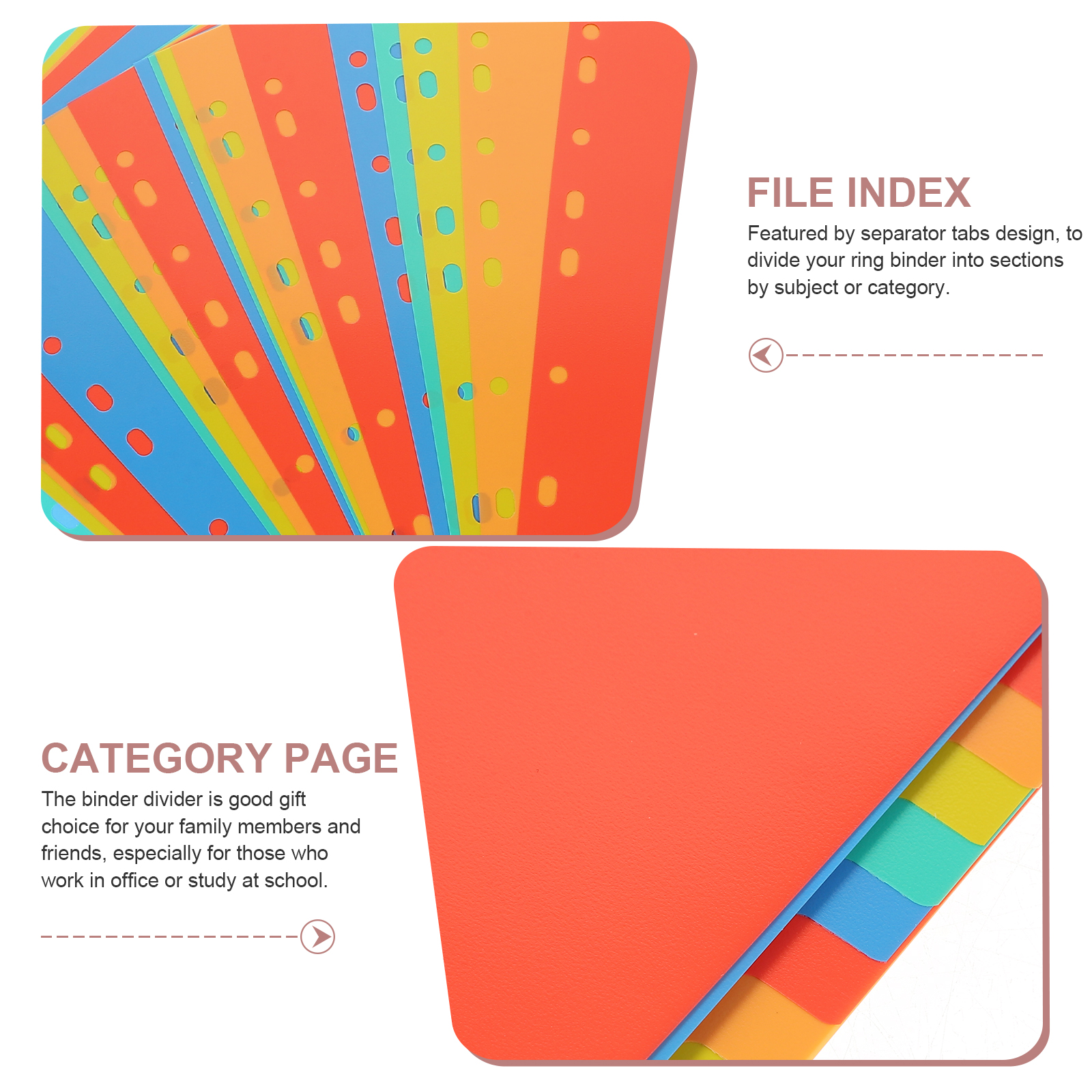 A4 Index Pages Plastic Binder  - Tab Divider A4 incelemesi ve fiyatı