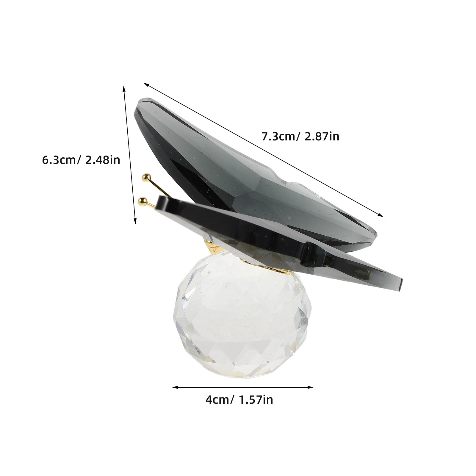 Glass Butterfly Paperweight Cr - Paper Weight Crystal incelemesi ve fiyatı