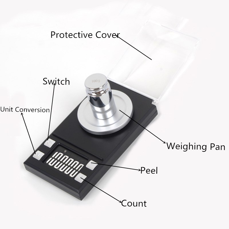 20/50/100g 0.001g Digital Jewe - Tape Dispenser Weighted incelemesi ve fiyatı