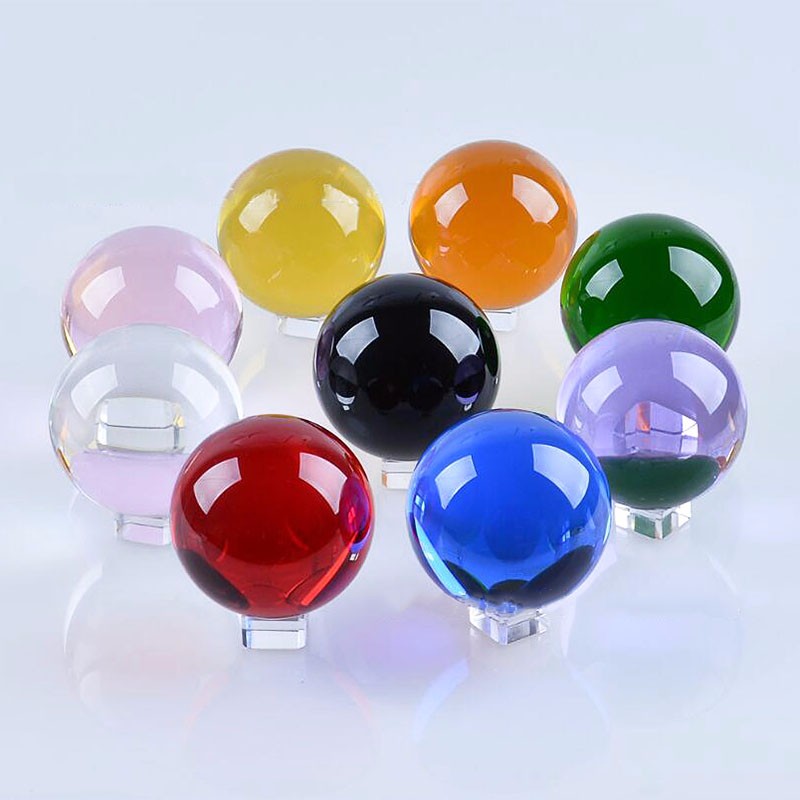 50mm Colors Crystal Ball Photo - Book Weight Glass incelemesi ve fiyatı