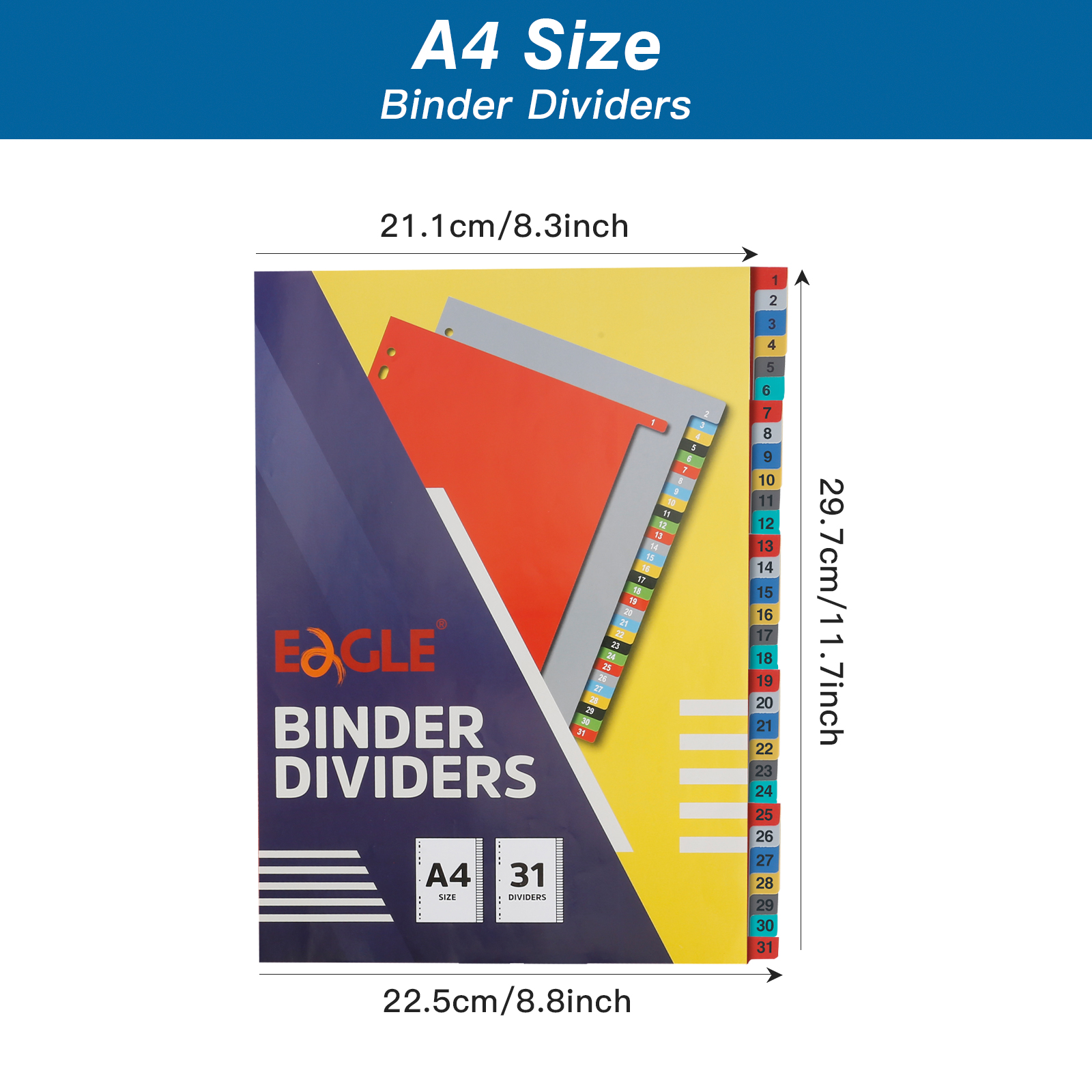 EAGLE A4 Binder Index Divider  - Tab Divider A4 incelemesi ve fiyatı