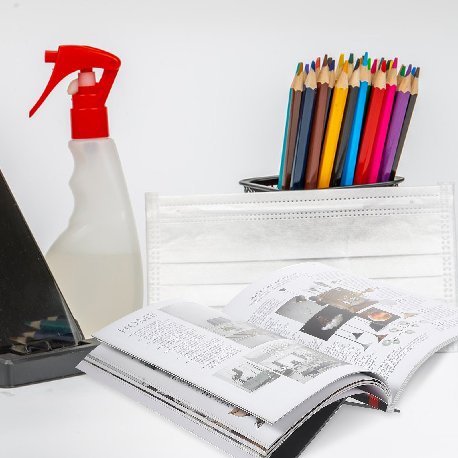 1Set Acrylic Book Holder Stand - Magazine Holder Rack incelemesi ve fiyatı