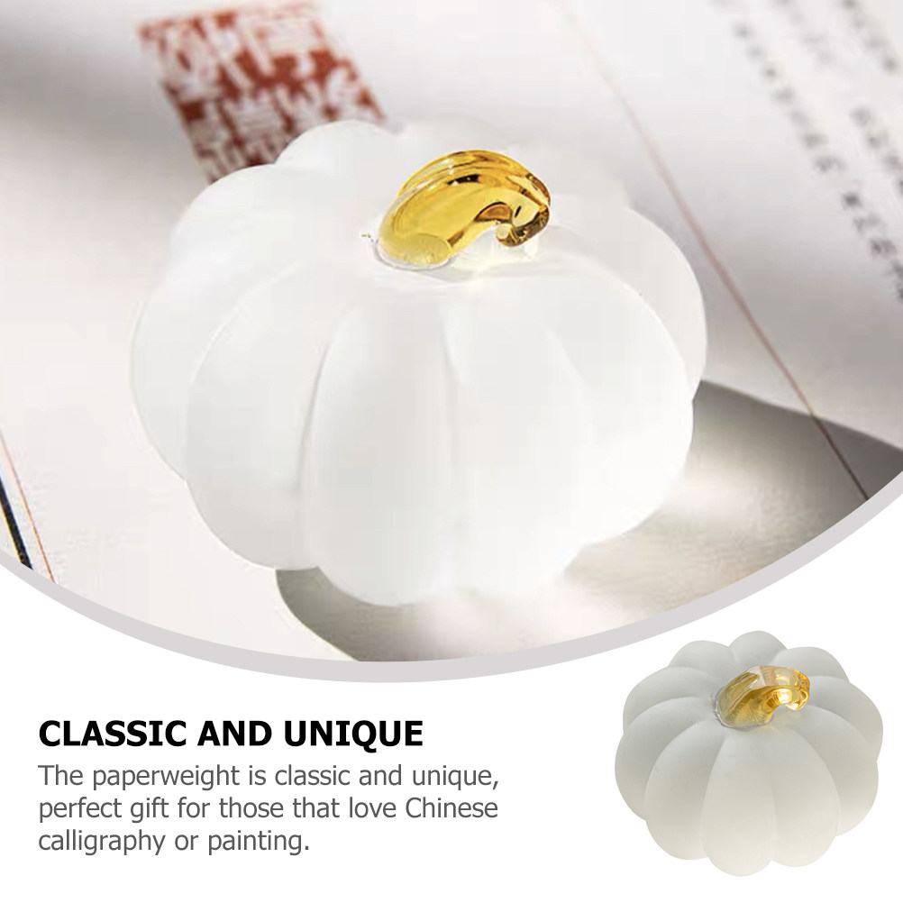 Pumpkin Shape Crystal Glass Pa - Paper Weight Crystal incelemesi ve fiyatı