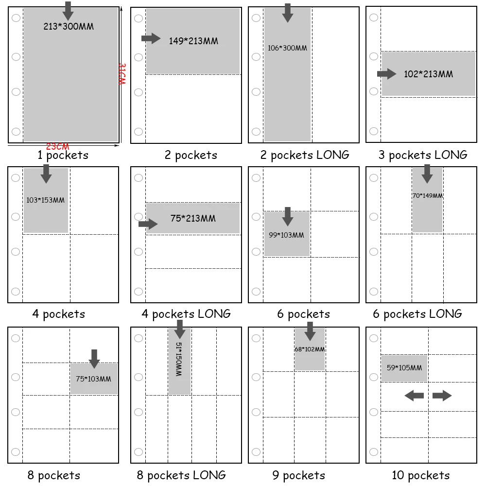 PLRBOK A4 Clear 10 Pcs Photo A - Binder A4 Lever incelemesi ve fiyatı