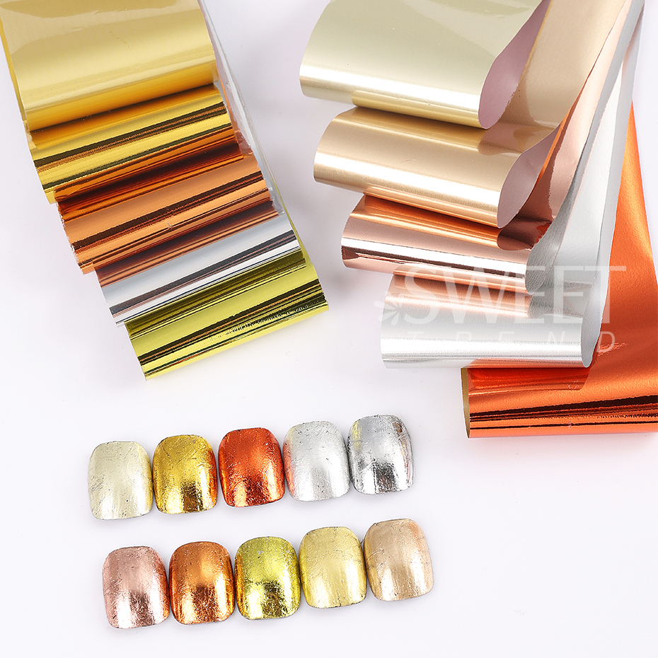 10pcs Metallic Nail Transfer F - Gel Refill Pack incelemesi ve fiyatı