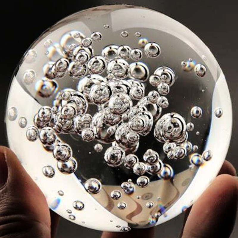 40/60/80MM Clear Bubble Crysta - Paper Weight Crystal incelemesi ve fiyatı