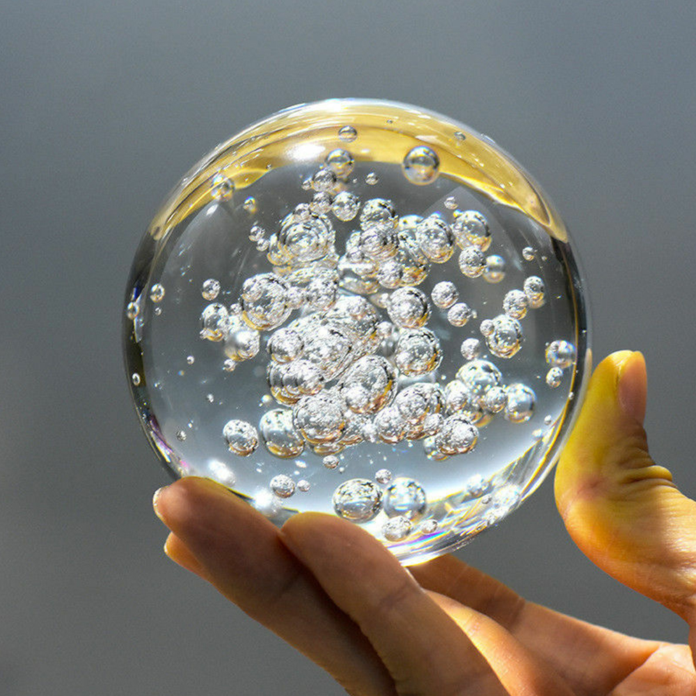 40/60/80MM Clear Bubble Crysta - Paper Weight Crystal incelemesi ve fiyatı