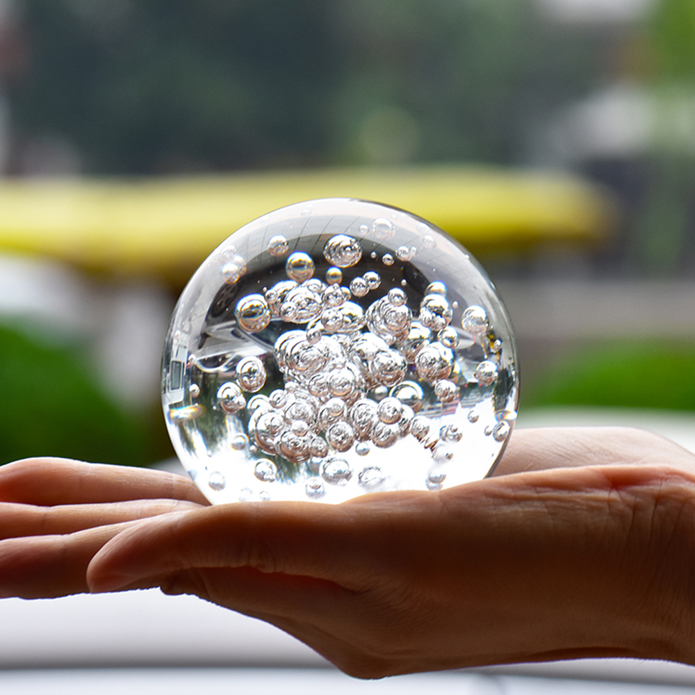 40/60/80MM Clear Bubble Crysta - Paper Weight Crystal incelemesi ve fiyatı