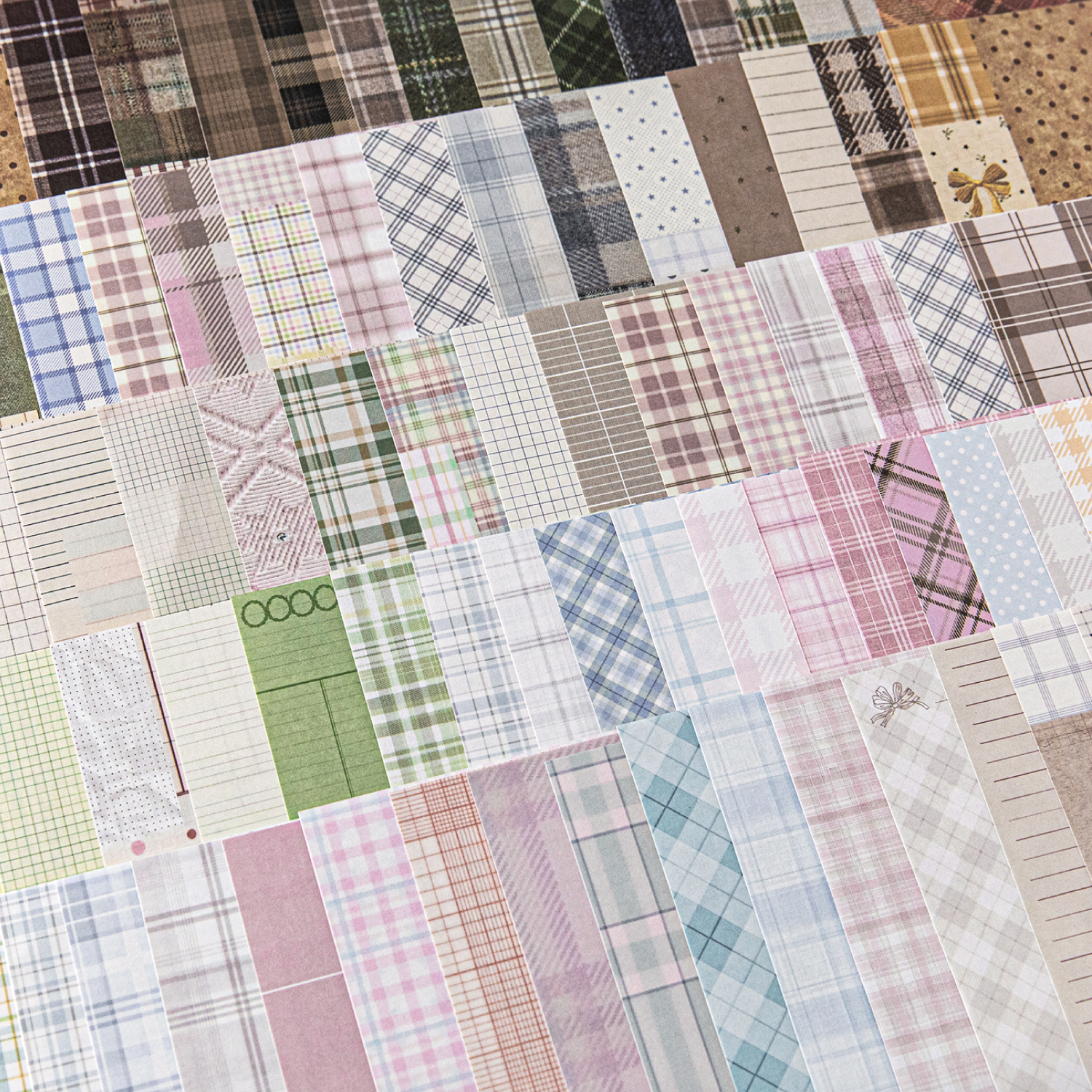 50pcs creative plaid Decor Scr - Ink Blotter Paper incelemesi ve fiyatı
