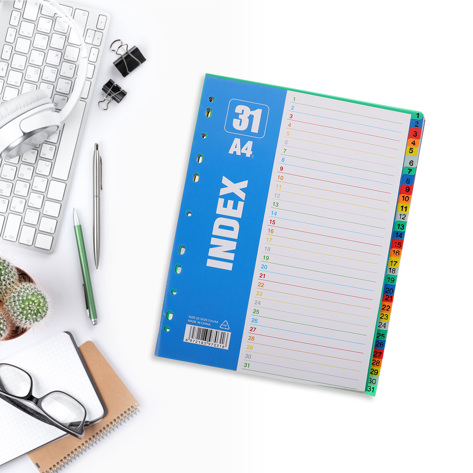 1Set A4 11-Hole PP Index Divid - Tab Divider A4 incelemesi ve fiyatı