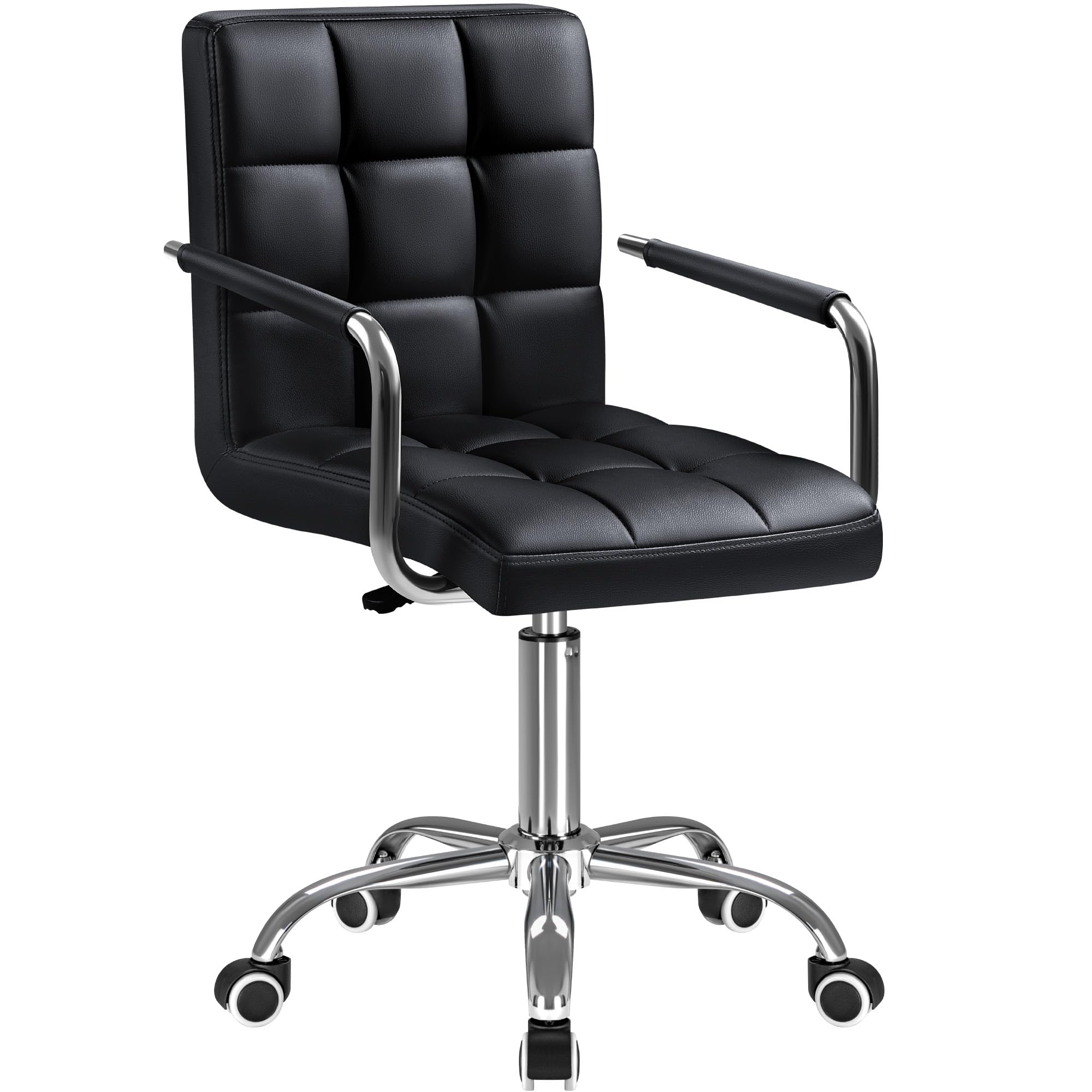 Black PU Leather Swivel Office - Leather Desk Pad incelemesi ve fiyatı