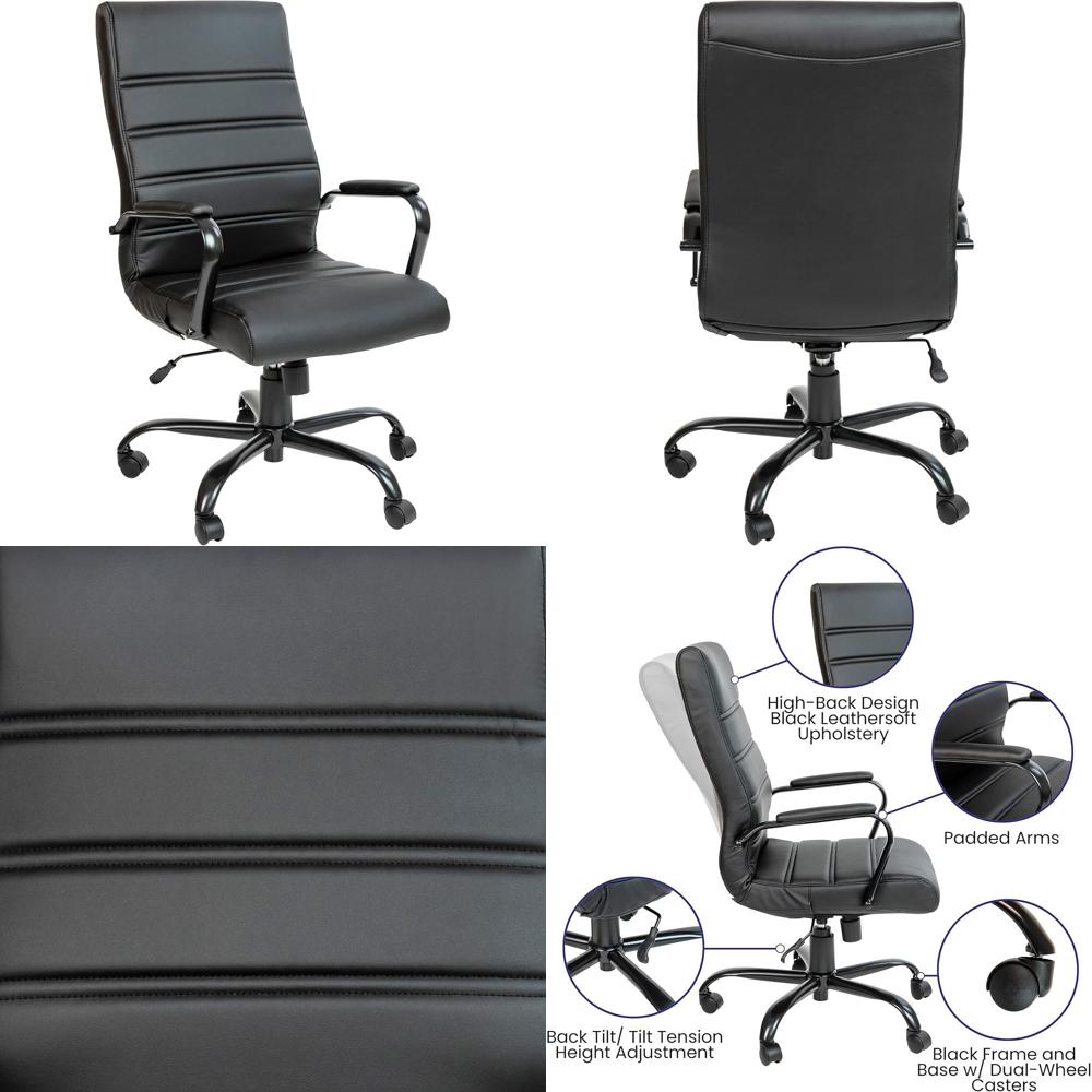 High-Back Swivel Leather Desk  - Leather Desk Pad incelemesi ve fiyatı