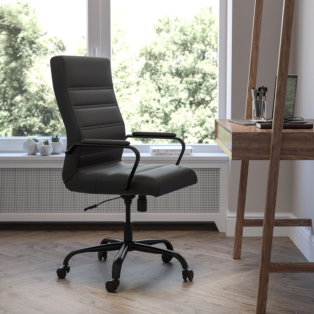 High-Back Swivel Leather Desk  - Leather Desk Pad incelemesi ve fiyatı