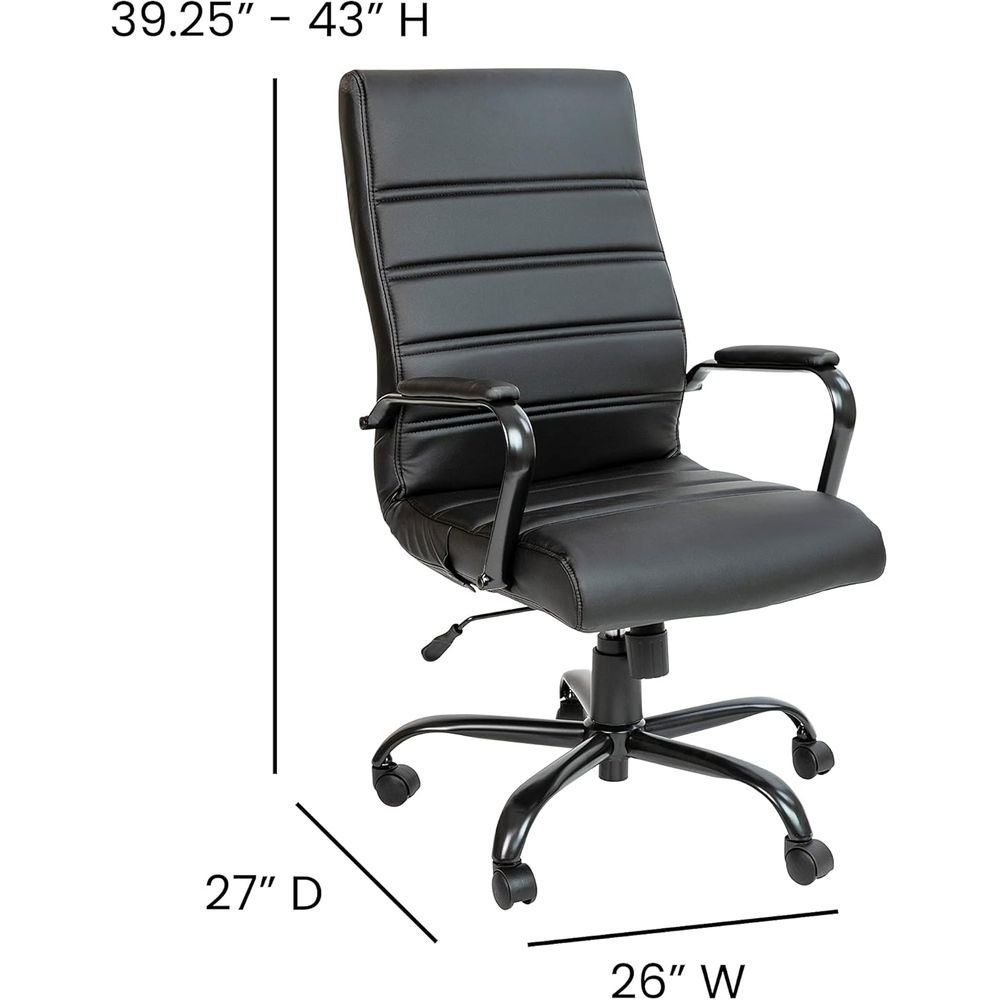 High-Back Swivel Leather Desk  - Leather Desk Pad incelemesi ve fiyatı