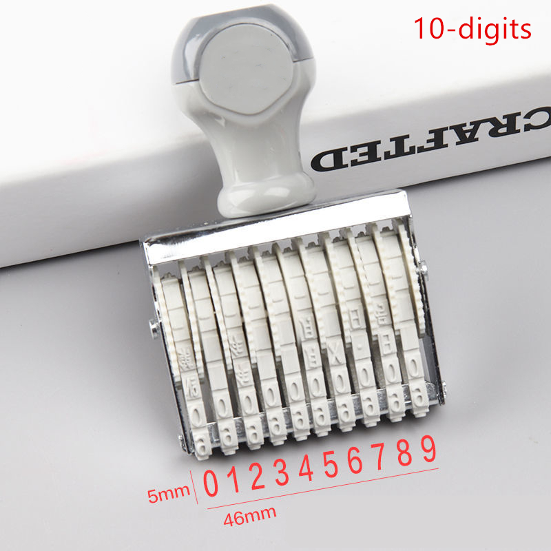 Portable 8/10 Digits Number St - Rubber Date Stamp incelemesi ve fiyatı
