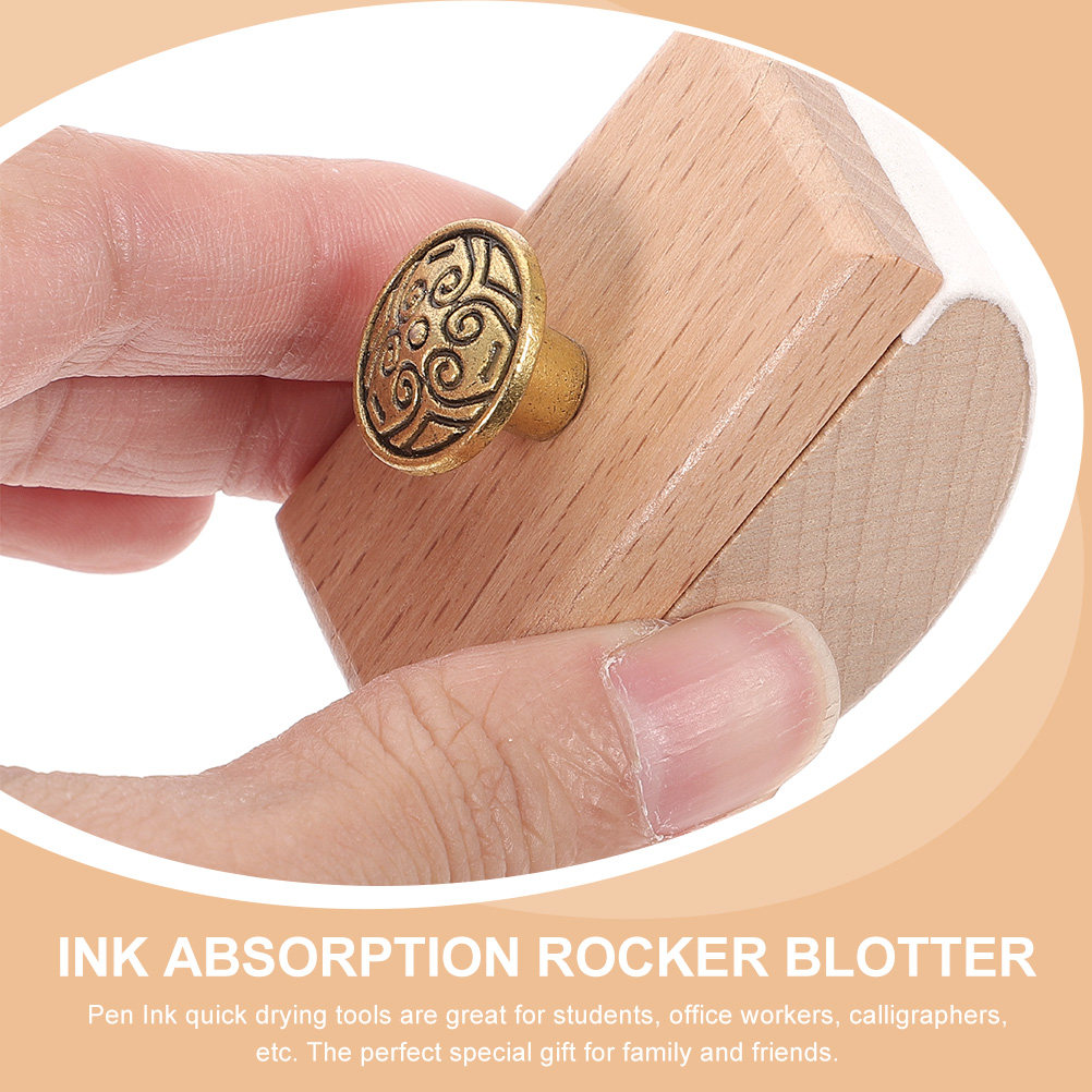 2Pcs Wooden Rocker Ink Blotter - Ink Blotter Paper incelemesi ve fiyatı