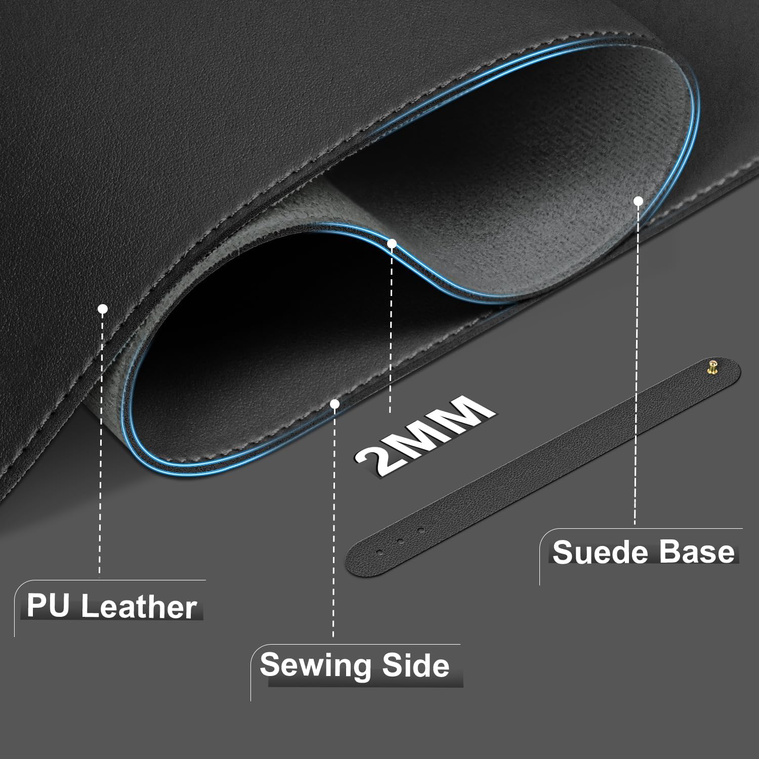 Large Leather Desk Pad Protect - Leather Desk Pad incelemesi ve fiyatı