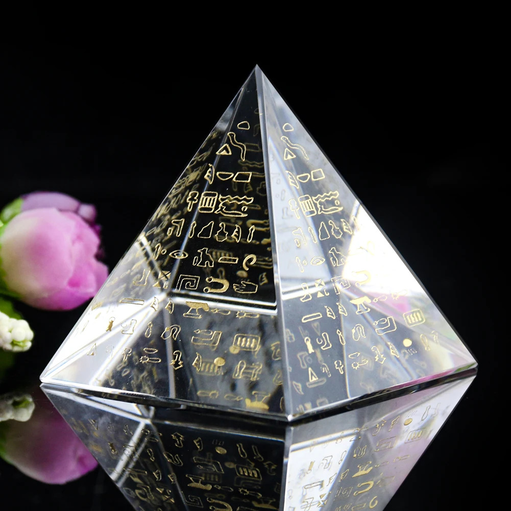 Egyptian Hieroglyph Crystal Py - Paper Weight Crystal incelemesi ve fiyatı