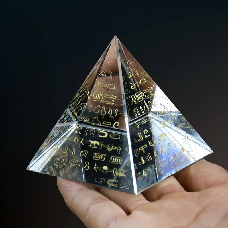 Egyptian Hieroglyph Crystal Py - Paper Weight Crystal incelemesi ve fiyatı