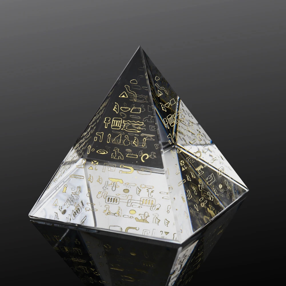 Egyptian Hieroglyph Crystal Py - Paper Weight Crystal incelemesi ve fiyatı