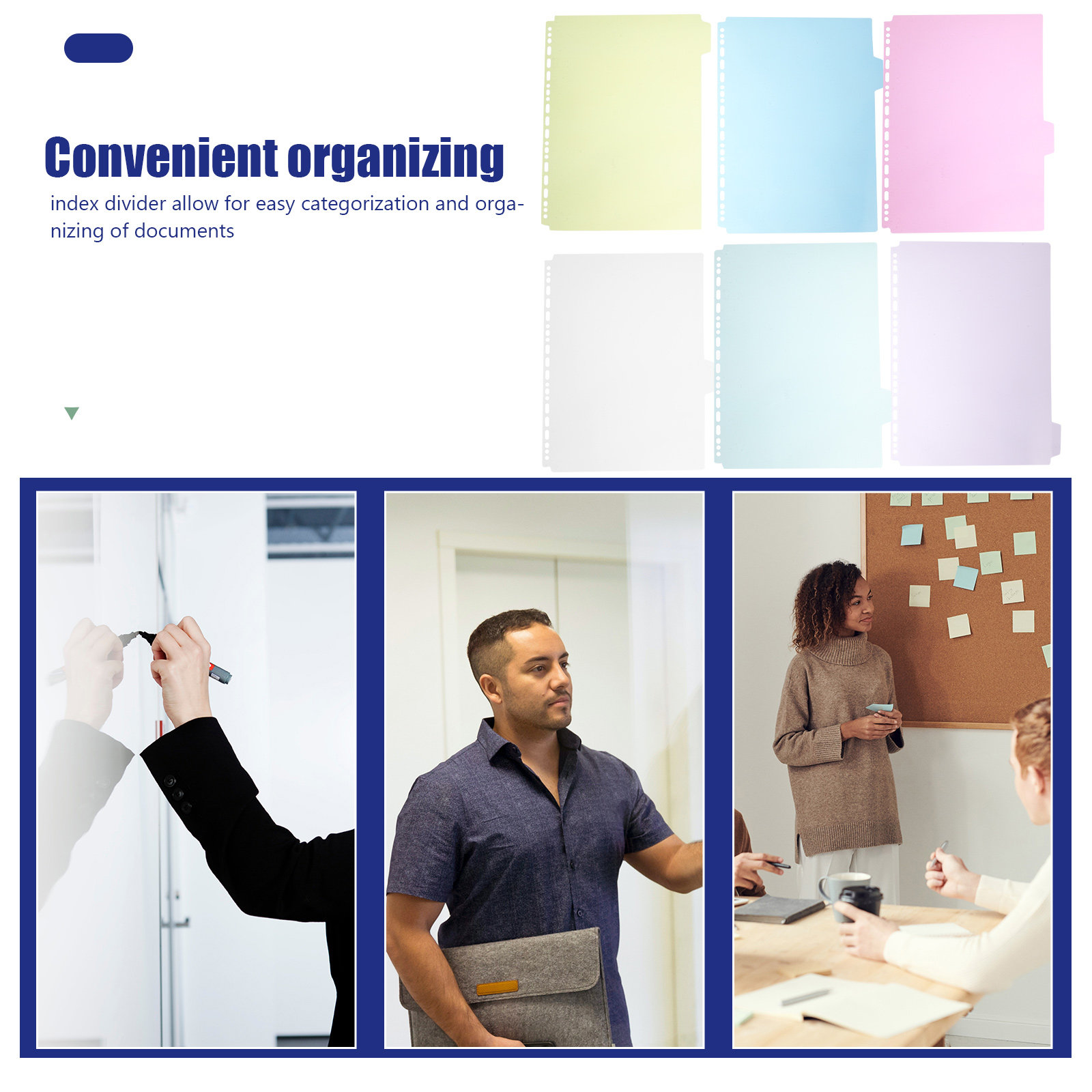 6Pcs Tabbed Binder Dividers A4 - Tab Divider A4 incelemesi ve fiyatı