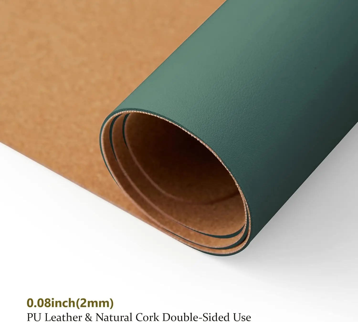 Cork Desk Mat Dual-Sided Desk  - Leather Desk Pad incelemesi ve fiyatı