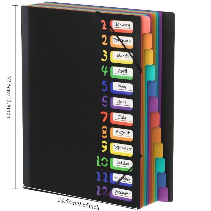 1Pc Black/White Cover Multi-La - Tab Divider A4 incelemesi ve fiyatı