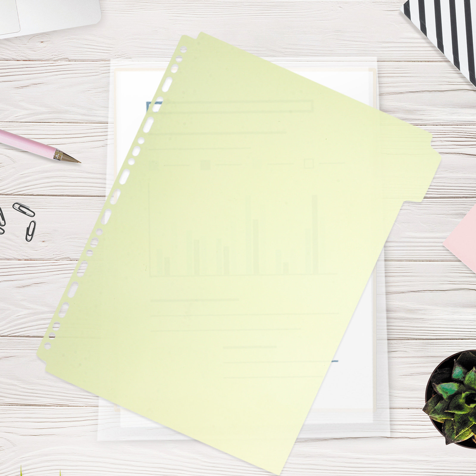 6Pcs Tabbed Binder Divider She - Tab Divider A4 incelemesi ve fiyatı