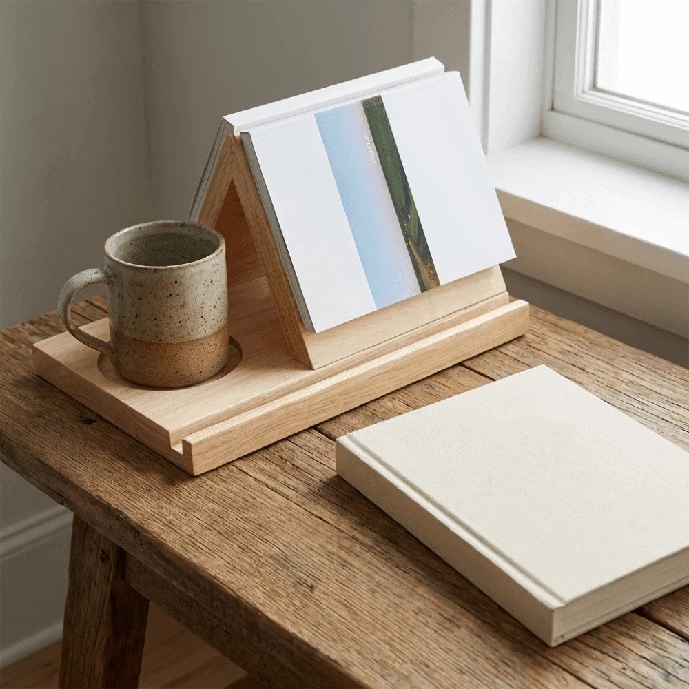 Minimalist 2 in 1 Triangle Woo - Magazine Holder Rack incelemesi ve fiyatı