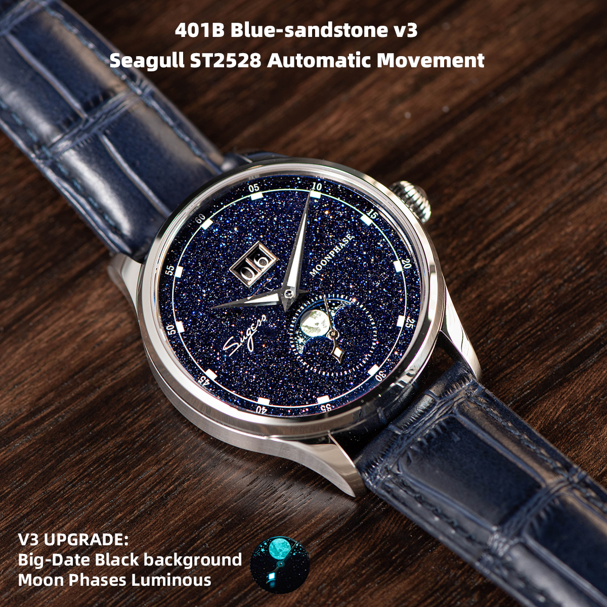 Sugess Origin ST2528 Movement  - Paper Weight Crystal incelemesi ve fiyatı