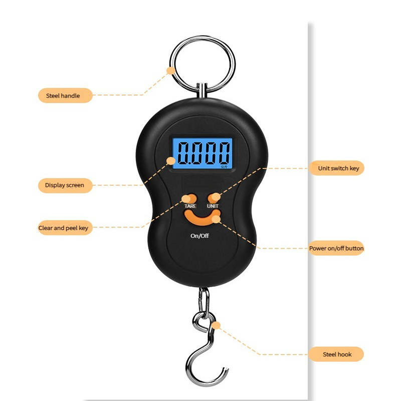 Electronic 50Kg 10g Hanging Sc - Tape Dispenser Weighted incelemesi ve fiyatı