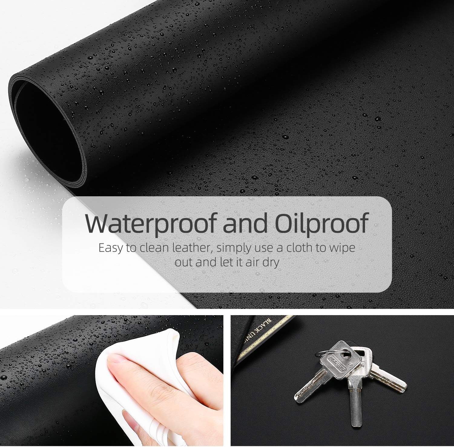 Dual-Sided Desk Pad Protector, - Leather Desk Pad incelemesi ve fiyatı