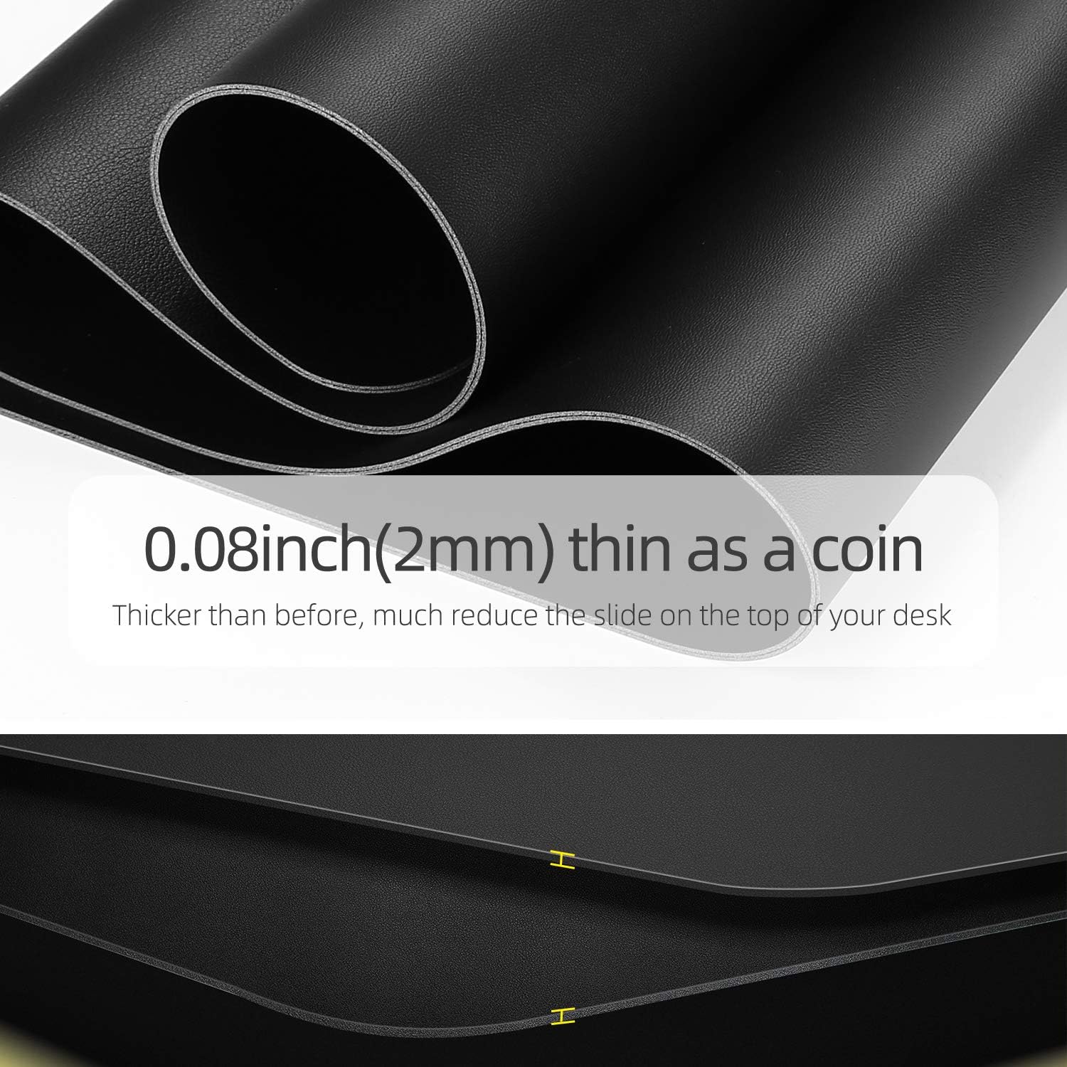 Dual-Sided Desk Pad Protector, - Leather Desk Pad incelemesi ve fiyatı