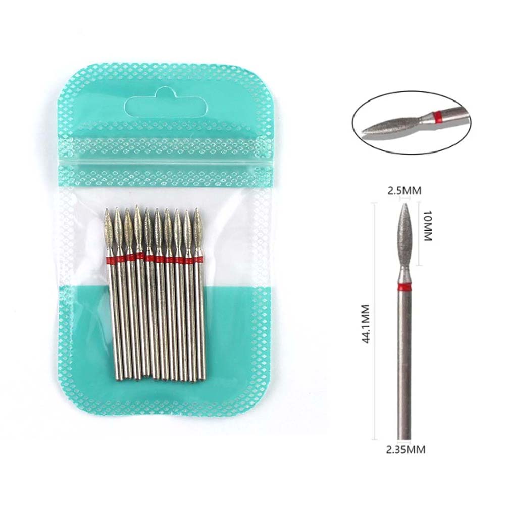 10pcs Diamond Nail Drill Bits  - Gel Refill Pack incelemesi ve fiyatı