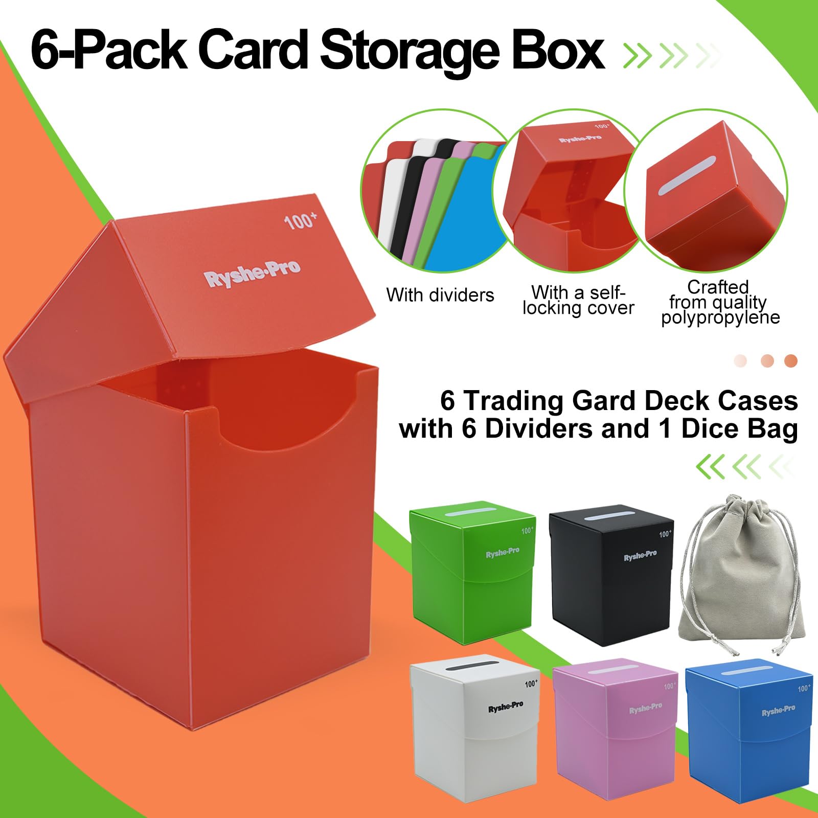 TCG Deck Box for 100+ Cards Co - Card Index Box incelemesi ve fiyatı
