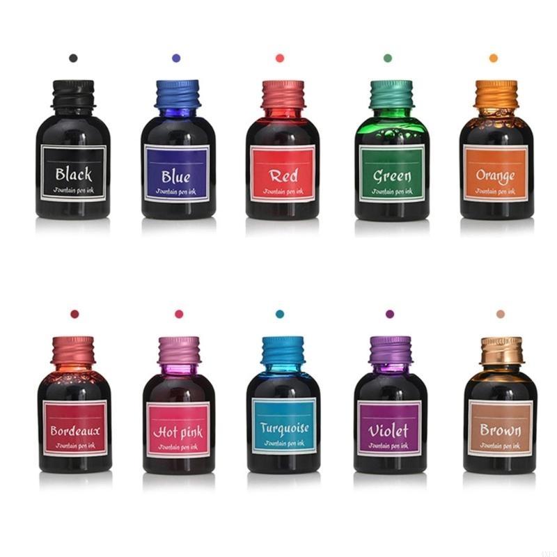 10 Colors 1 Bottle Pure Colorf - Fountain Pen Bottled Ink incelemesi ve fiyatı