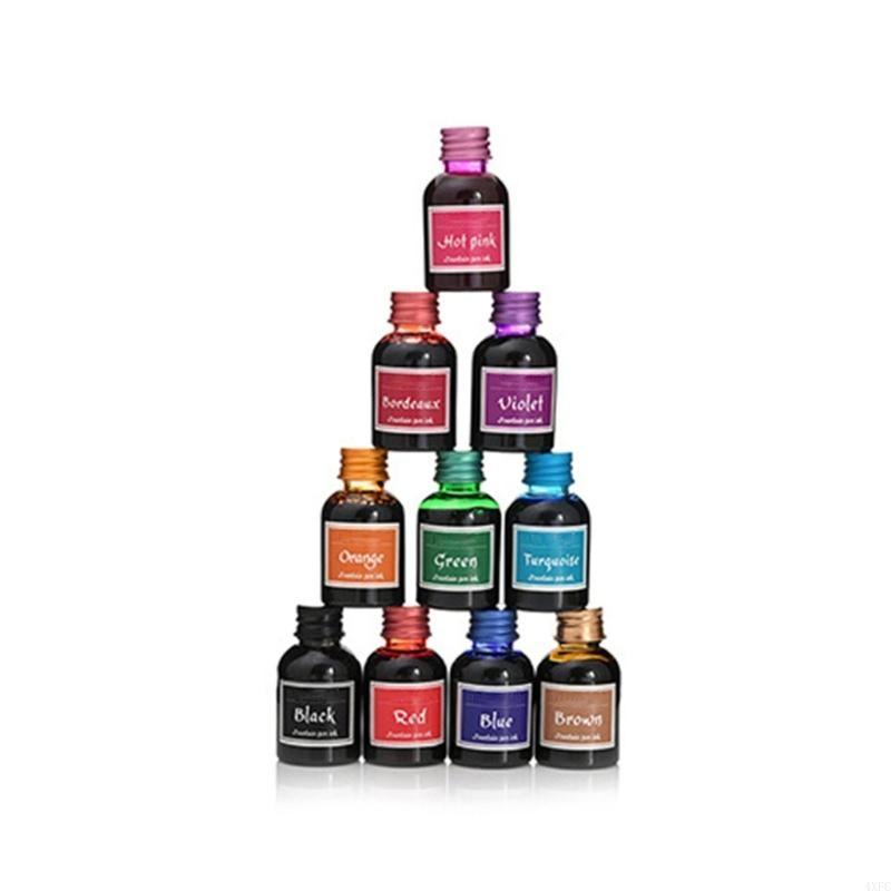 10 Colors 1 Bottle Pure Colorf - Fountain Pen Bottled Ink incelemesi ve fiyatı