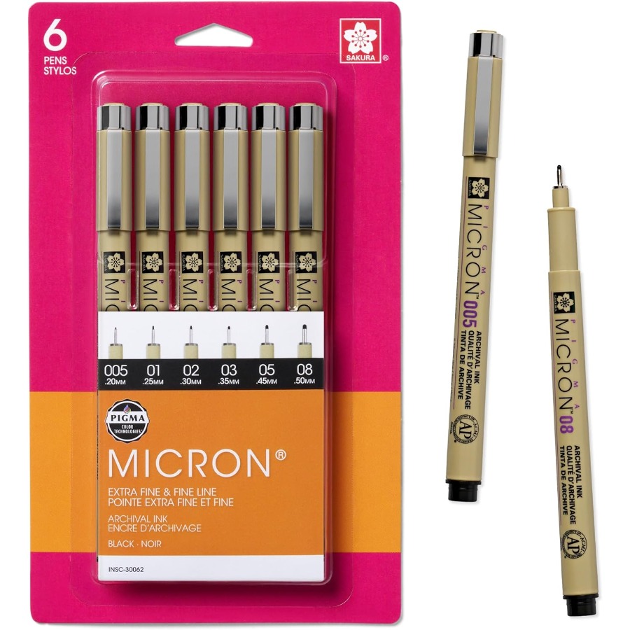 Pigma Micron Fineliner Pens wi - Archive Box Set incelemesi ve fiyatı