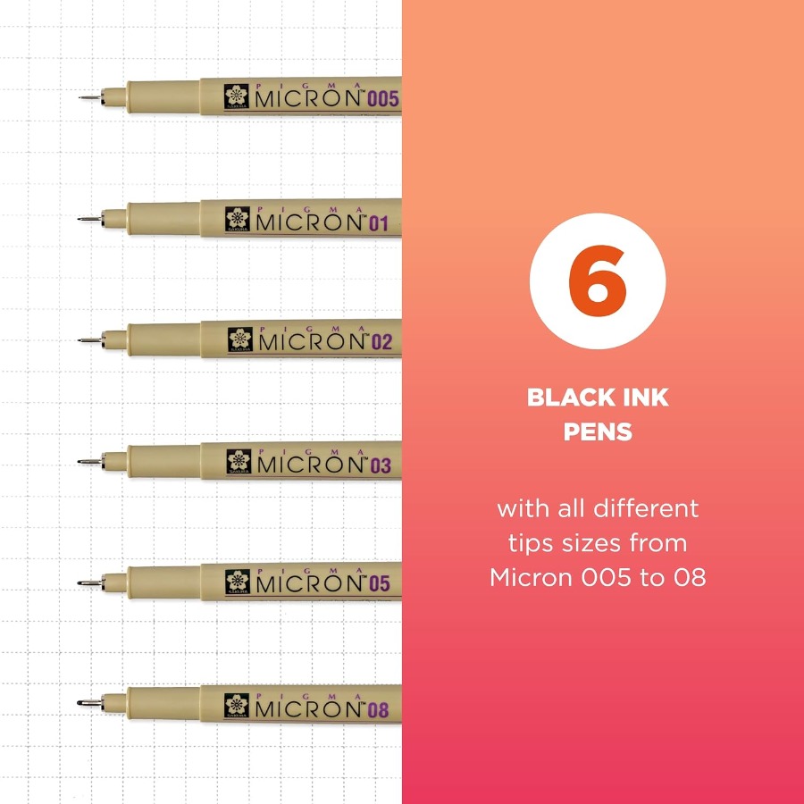Pigma Micron Fineliner Pens wi - Archive Box Set incelemesi ve fiyatı