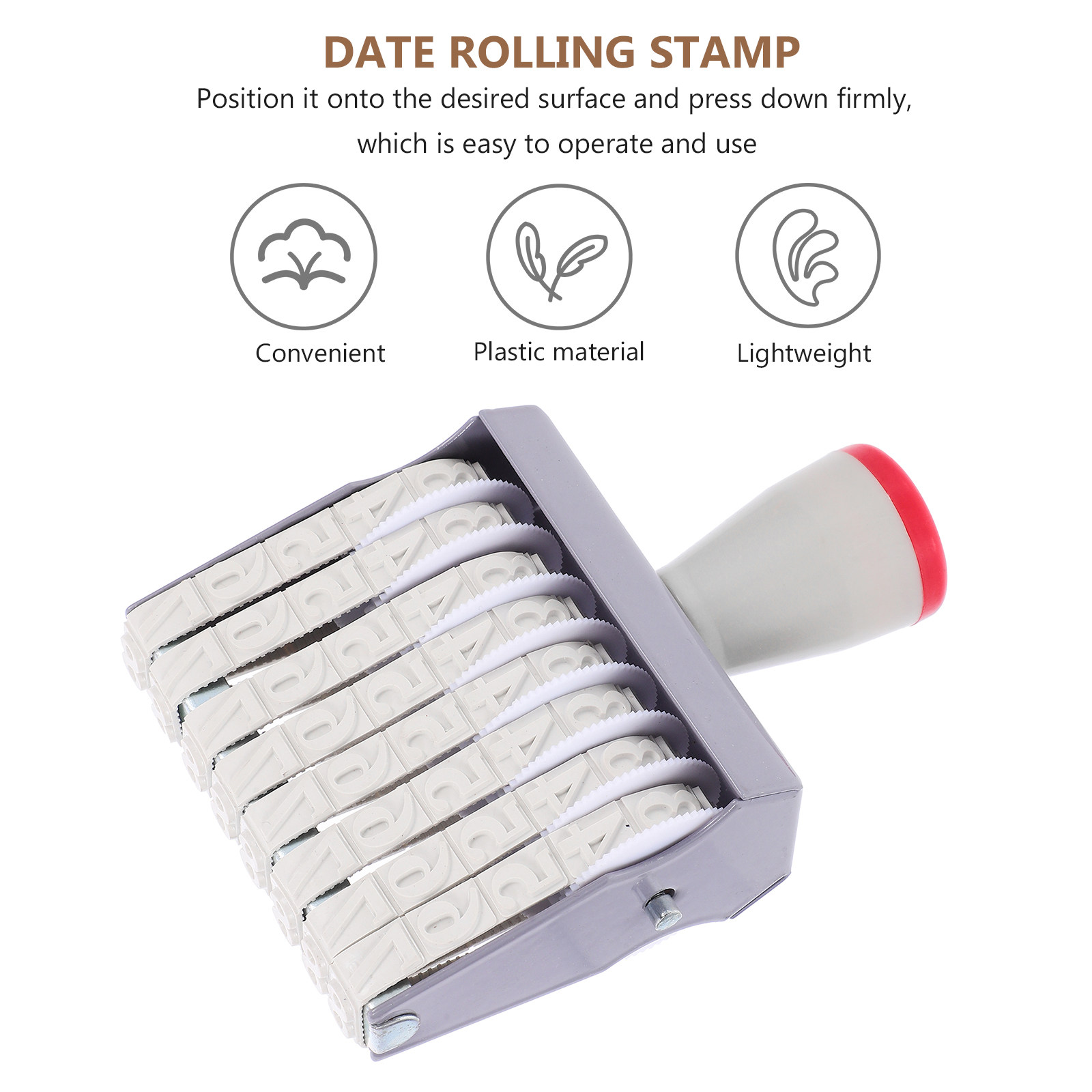 8 Digit Date Stamp Handheld Ro - Rubber Date Stamp incelemesi ve fiyatı