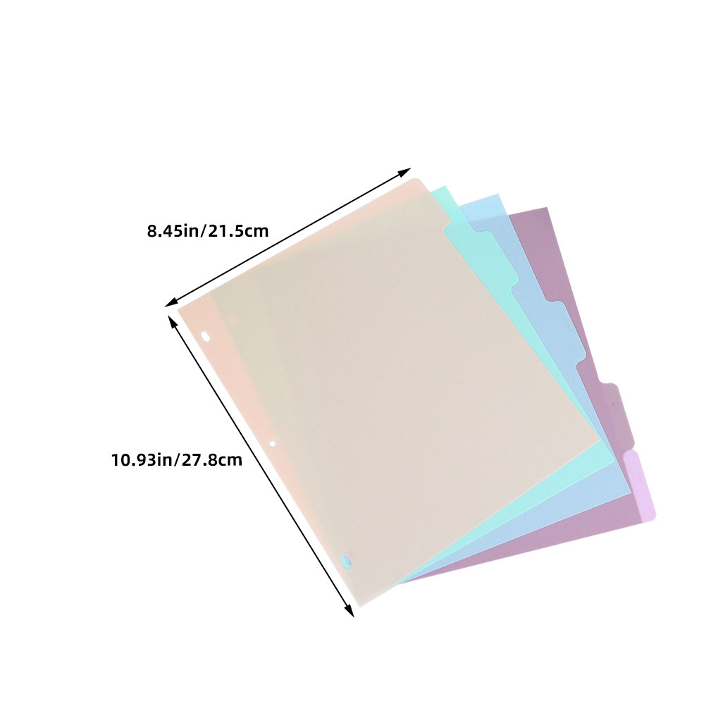 1Set A4 Plastic Binder Divider - Tab Divider A4 incelemesi ve fiyatı
