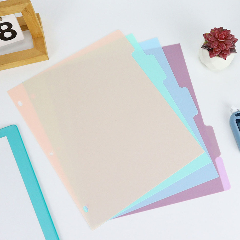 1Set A4 Plastic Binder Divider - Tab Divider A4 incelemesi ve fiyatı