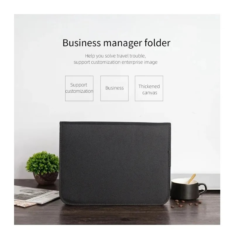 Large Black Business Portfolio - Binder A4 Lever incelemesi ve fiyatı