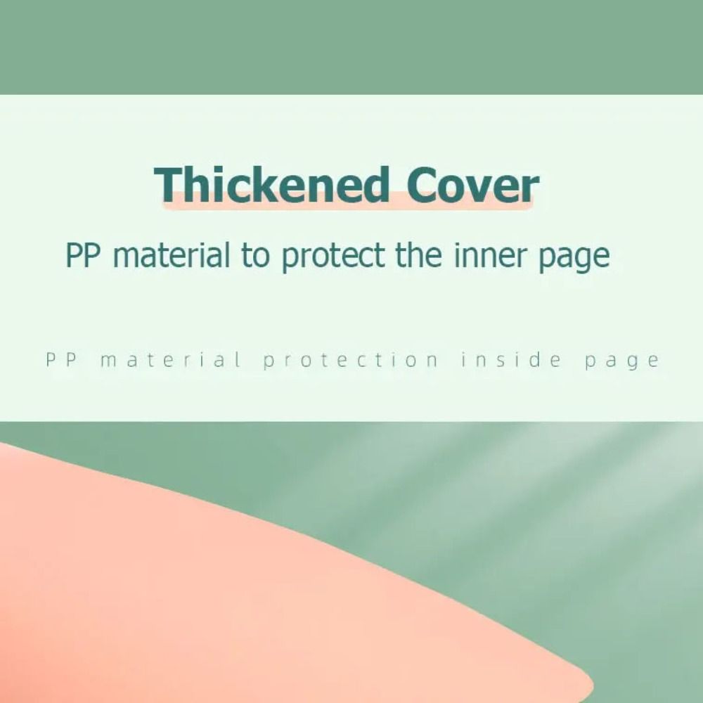 4Pcs PP Loose-leaf Book Cover  - Binder A4 Lever incelemesi ve fiyatı