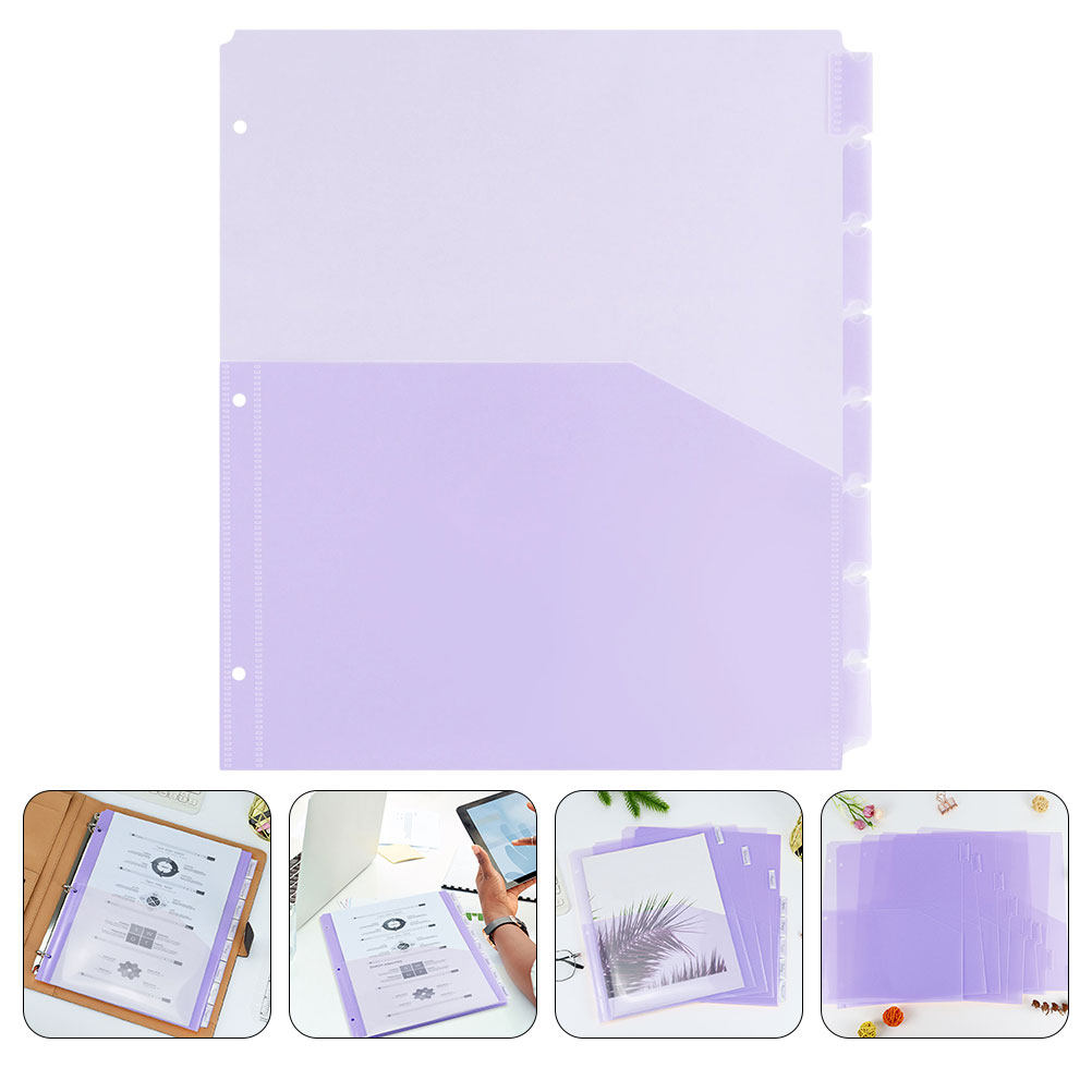 2Sets Binder Pockets Dividers  - Tab Divider A4 incelemesi ve fiyatı