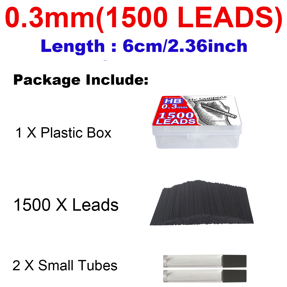 1500-Pack 0.3mm HB Automatic P - Mechanical Pencil 0.3 incelemesi ve fiyatı