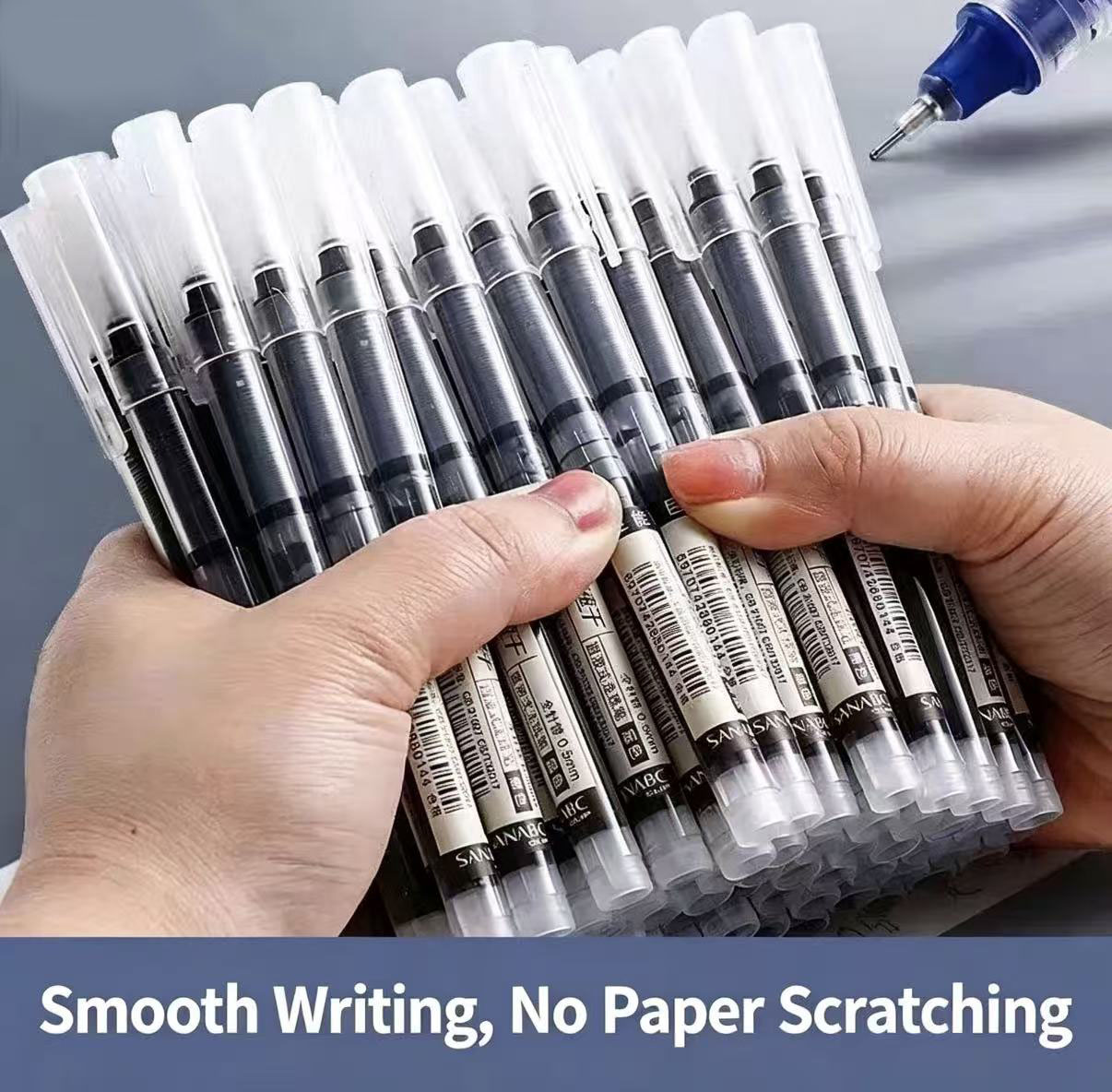 6 Pack Click Gel Pens 0.5mm Bl - Gel Refill Pack incelemesi ve fiyatı