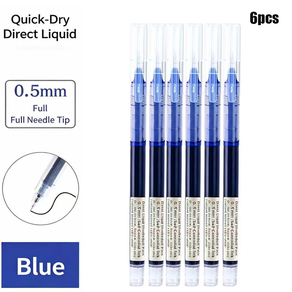 6 Pack Click Gel Pens 0.5mm Bl - Gel Refill Pack incelemesi ve fiyatı