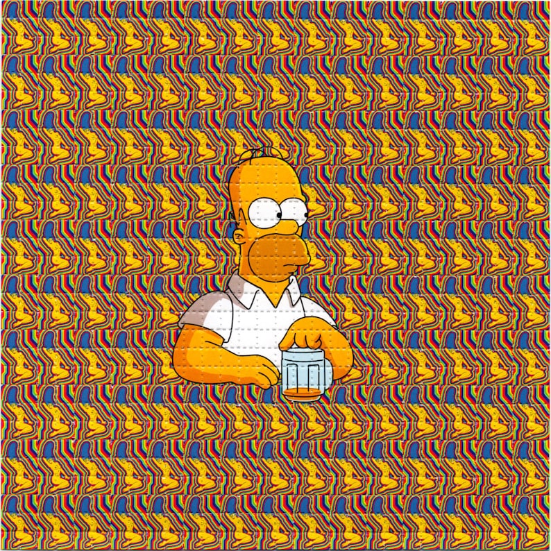 Naked Marge Psychedelic LSD/Ac - Ink Blotter Paper incelemesi ve fiyatı